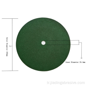 230 mm yeşil disk kesici 4 inç kesme diskleri